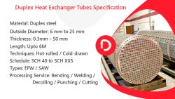 duplex heat exchanger tubes