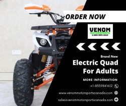 Electric Quad For Adults Available at Venom Motorsports Canada – Your Ultimate Destination ...