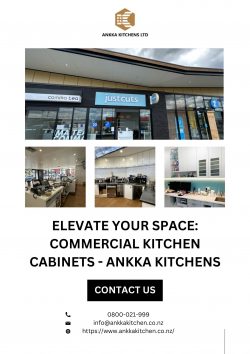 Elevate Your Space: Commercial Kitchen Cabinets – Ankka Kitchens