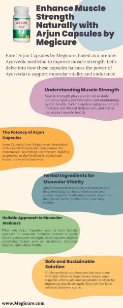Enhance Muscle Strength Naturally with Arjun Capsules by Megicure