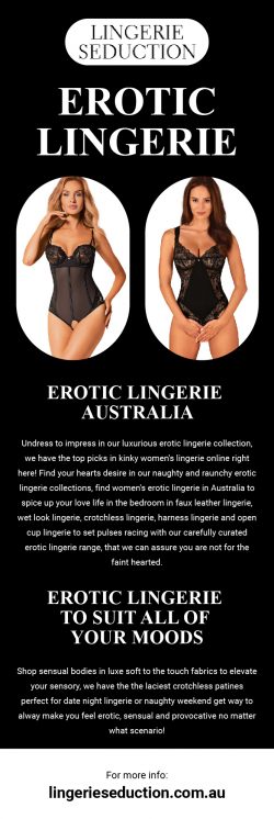 Seductive Temptations: Explore Erotic Lingerie Bliss at Lingerie Seduction