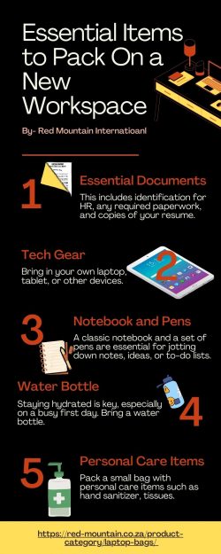Essential Items To Pack For A New Workspace