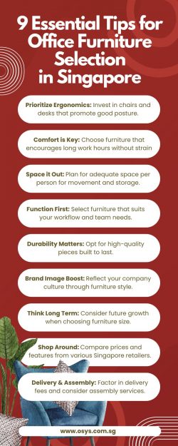 9 Essential Tips for Perfecting Your Singapore Office Furniture Selection