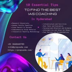 10 Essential Tips to Find the Best IAS Coaching in Hyderabad