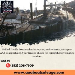 Expert Boat Mechanics in Florida | AAA Boat Salvage