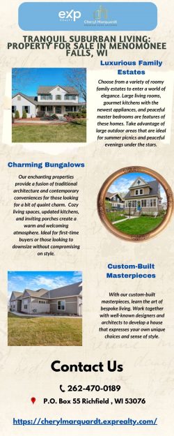 Exquisite Property For Sale In Charming Menomonee Falls, WI