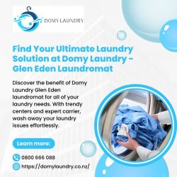 Find Your Ultimate Laundry Solution at Domy Laundry – Glen Eden Laundromat