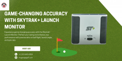 Game-Changing Accuracy WithSkytrak+ Launch Monitor