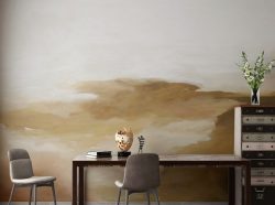 Golden Abstract Wallpaper Mural – Giffywallsuk