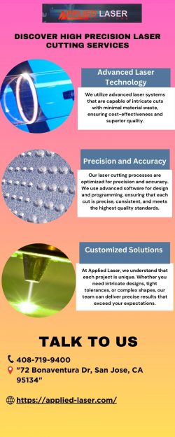 High Precision Laser Cutting Services By Applied Laser