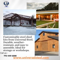 High-Quality Steel Shed Kits for Durable and Customizable Storage Solutions