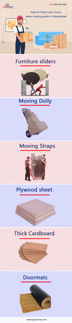 How to protect floors when moving goods in Ahmedabad