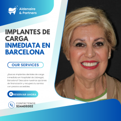 Implantes de carga inmediata en Barcelona