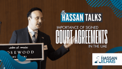 Importance of a Signed Court Agreement in the UAE
