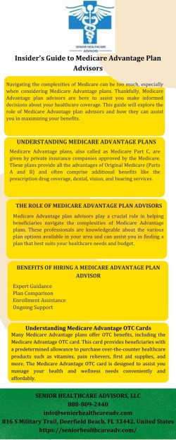Insider’s Guide to Medicare Advantage Plan Advisors