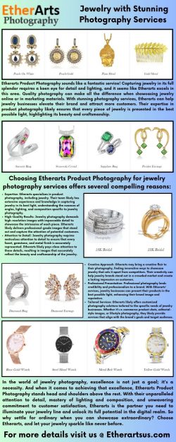 Jewelry with Stunning Photography Services with Etherarts Product Photography