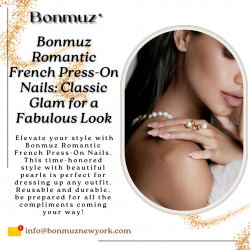 Romantic French Press-On Nails | Bonmuz