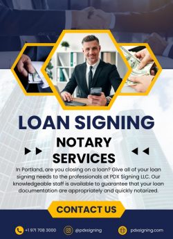 Loan signing notary services
