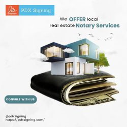Local real estate notary services