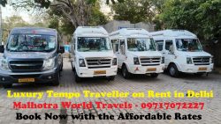 Luxury Tempo Traveller on Rent service in Delhi
