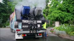 ? Experience the ultimate trash can cleaning service with Orcabin Wash! ?