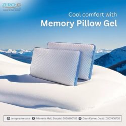 Buy Memory Foam Gel Pillow Online At Best Price In Dubai, Sharjah, UAE | Zerog Beds & Mattresses