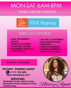 Mobile Notary Service In Portland