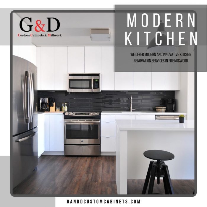 Modern Kitchen Remodeling Design in Friendswood