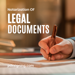 Notarization of legal documents