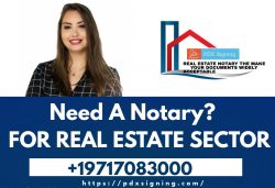 Notary for real estate sector