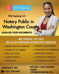 Notary Public in Washington County