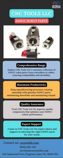 Optimize Your Robots: Explore CNC Tools LLC’s FANUC Parts Inventory