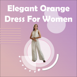 Orange Dress For Women