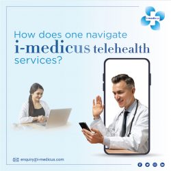 How Does One Navigate i-medicus Telehealth Services?