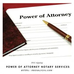 Power of attorney notary services