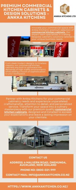 Premium Commercial Kitchen Cabinets & Design Solutions – Ankka Kitchens