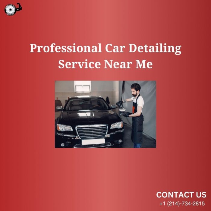 Professional Car Detailing Service Near Me