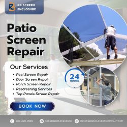 Professional Patio Screen Repair Service in Clermont