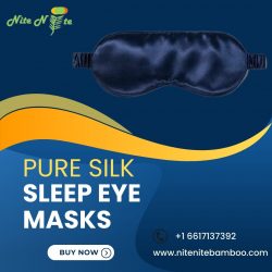 Pure Silk Sleep Eye Masks for Blissful Nights
