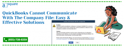 How to resolve QuickBooks cannot communicate with the company file error