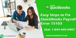Rectify QuickBooks Error 15103