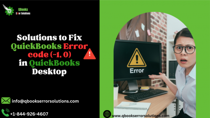 QuickBooks Error code -1,0