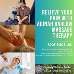 Relieve Your Pain with Adinah Barlow Massage Therapy
