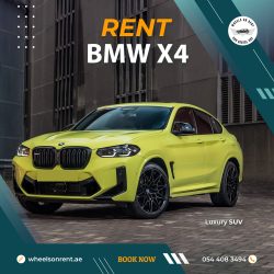 Rent a BMW X4 in Dubai or Abu Dhabi and across UAE