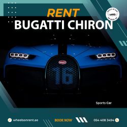 Rent a Bugatti Chiron in Dubai or Abu Dhabi and across UAE