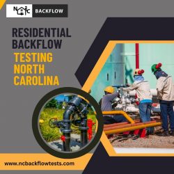 Residential Backflow Testing North Carolina