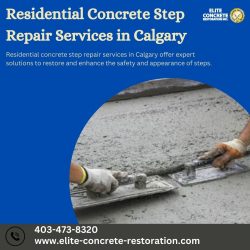 Residential Concrete Step Repair Services in Calgary