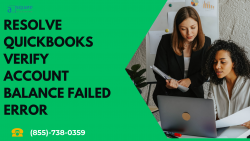 Resolve QuickBooks Verify Account Balance Failed Error