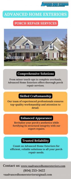 Revitalize Your Porch: Expert Repair Services by Advanced Home Exteriors