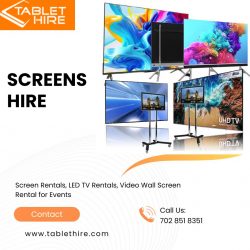 Top Screen Rental Services in the USA – Tablet Hire